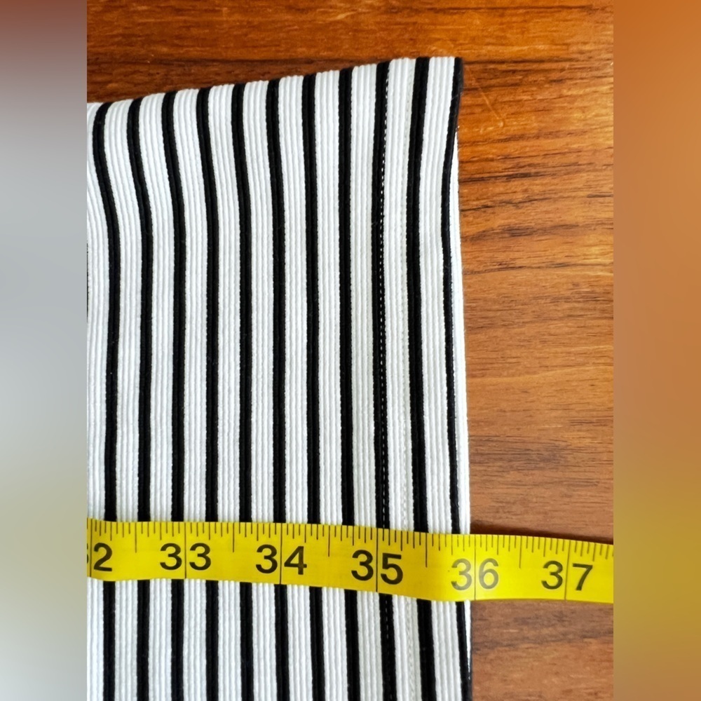 Derek Lam Collective black and white striped dress size 48 - Picture 15 of 16